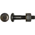 Newport Fasteners Grade A325, 3/4"-10 Structural Bolt, Plain Stainless Steel, 4 1/4 in L, 180 PK 871897-BR-180